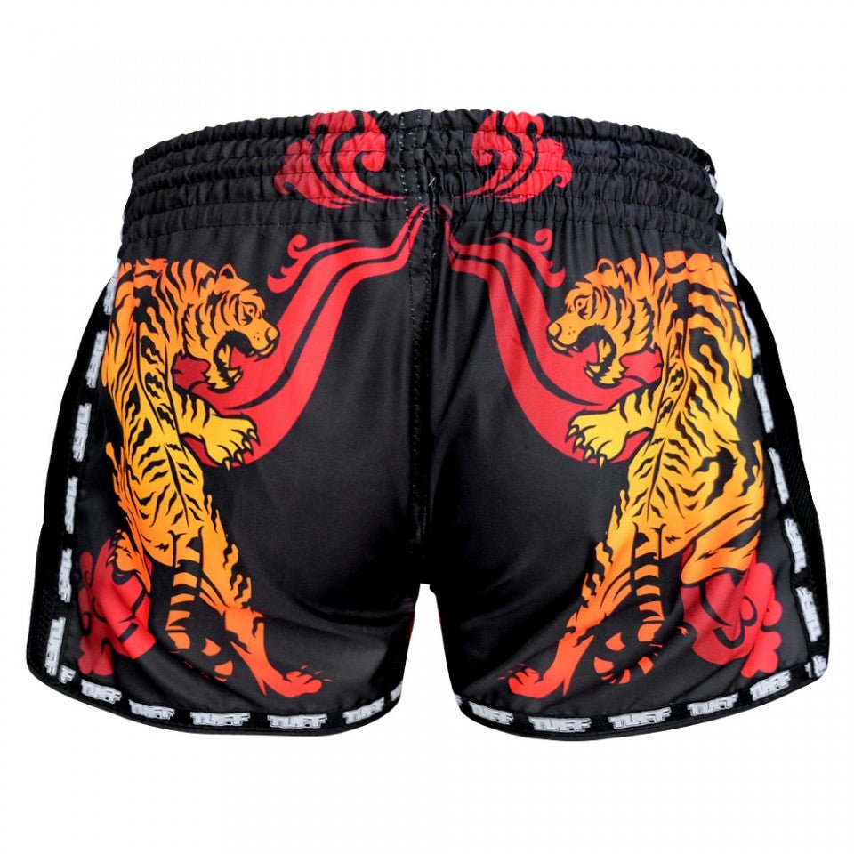 TUFF Muay Thai Shorts Double Tiger Black – The Fight Factory