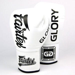 skandaløse vasketøj insulator Fairtex X Glory Lace Boxing Gloves - White – FightstorePro